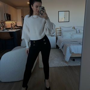 Zara high waist stretchy pants